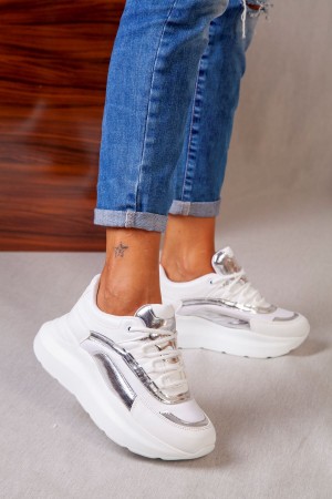 Bold Beyaz Kadın Spor Ayakkabı Sneaker