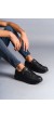 Warrior Bağcıklı Ve Fermuarlı Cilt Erkek Günlük Sneaker Ayakkabı  - Siyah